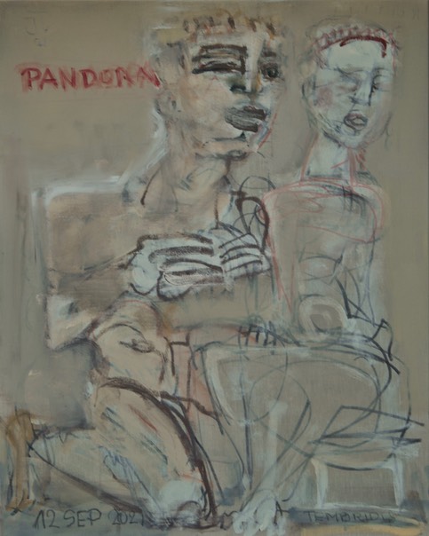 PANDORA, Leinwand 2021, 80 x 100 cm